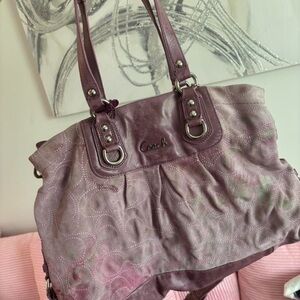 Coach Lavender Shoulder Bag
